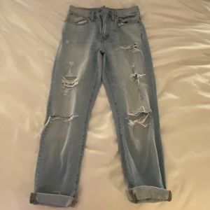 MADEWELL High Rise Boyfriend Jean